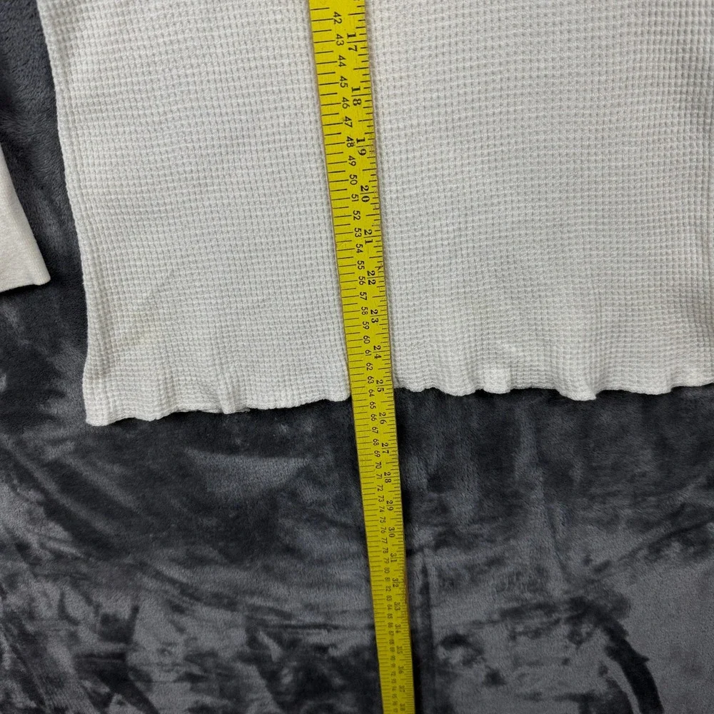 Sears Thermal Undershirt Mens Medium White Vintage Waffle Knit Base Layer